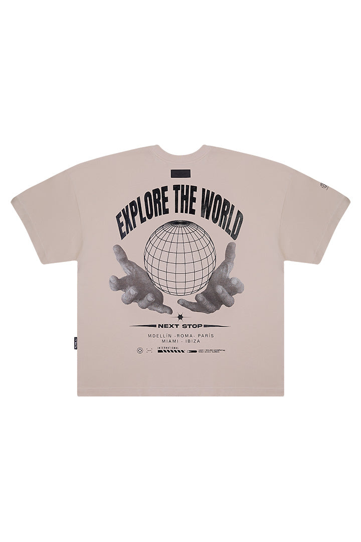 Tshirt perls travels oversized
