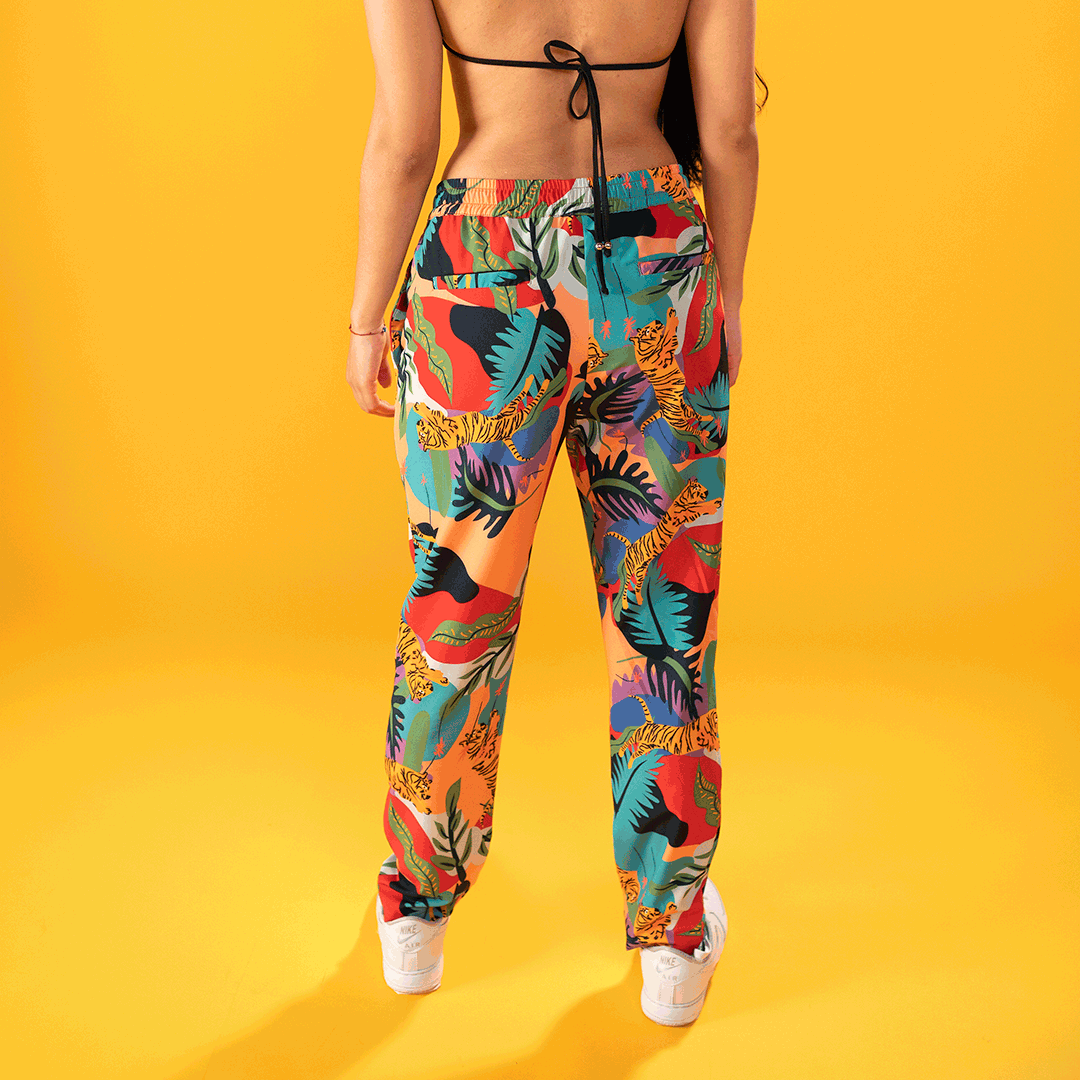 Pants WOMEN patterned ALANLAC