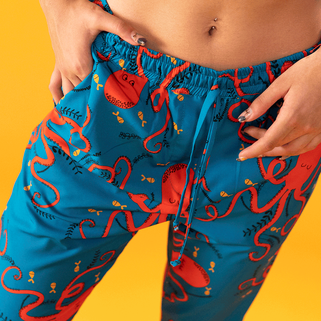 Pants WOMEN patterned ALANLAC