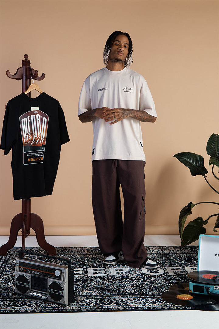 Tshirt lila Medellin oversized