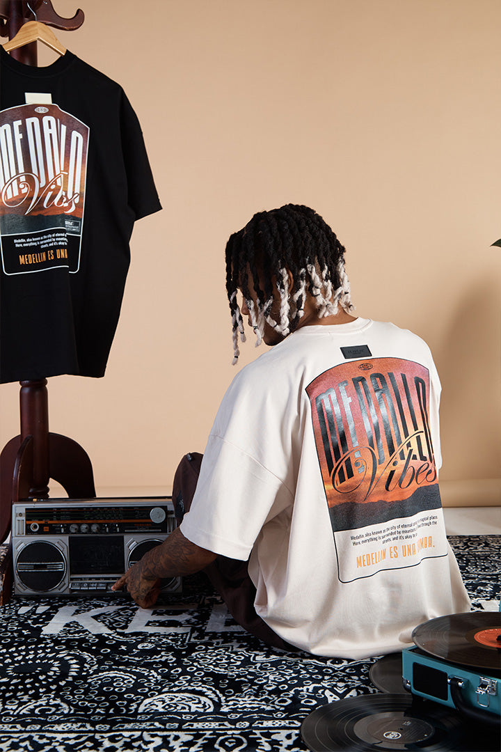 T-shirt Black Medellin oversized