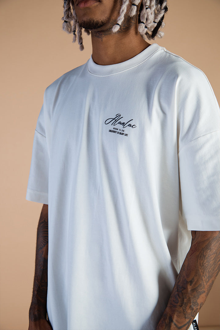 Tshirt white Music oversized